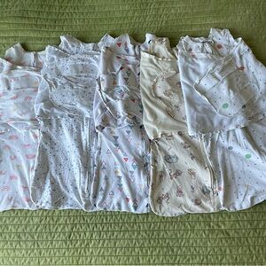 Halo Sleep Sack Swaddle 3-6 month 100% Cotton Baby Sleeping Velcro Gently Used